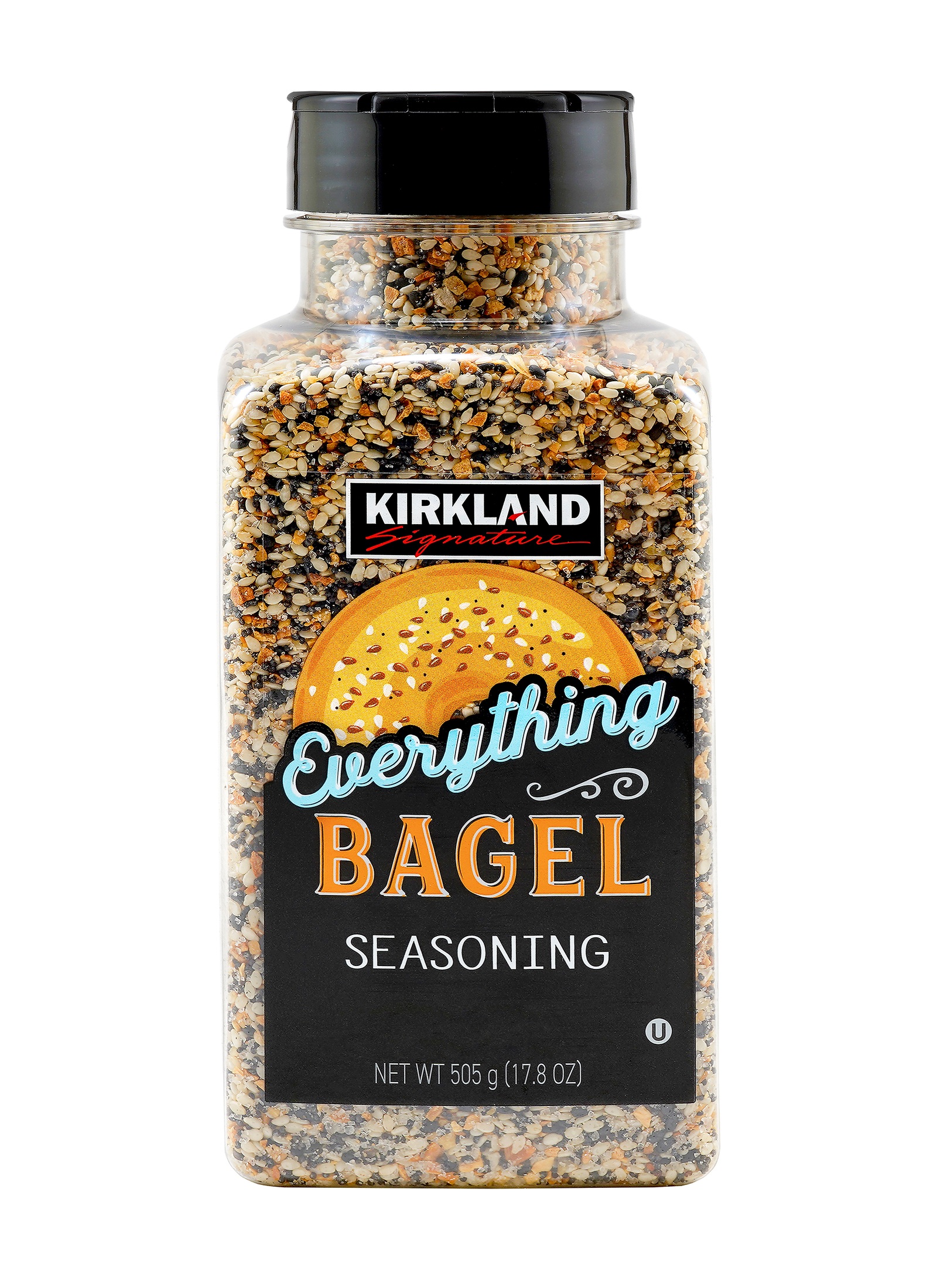 Kirkland Signature everything bagel seasoning product photography