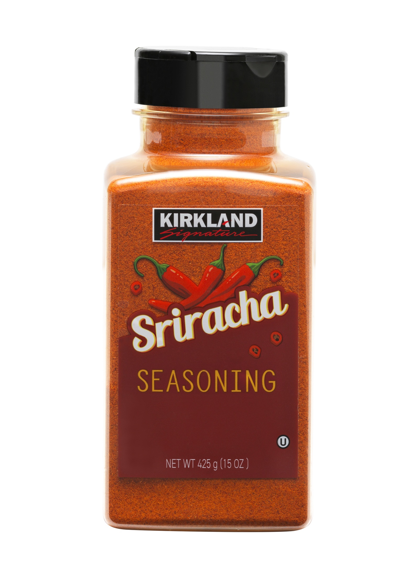 Kirkland Signature sriracha seasoning product photography