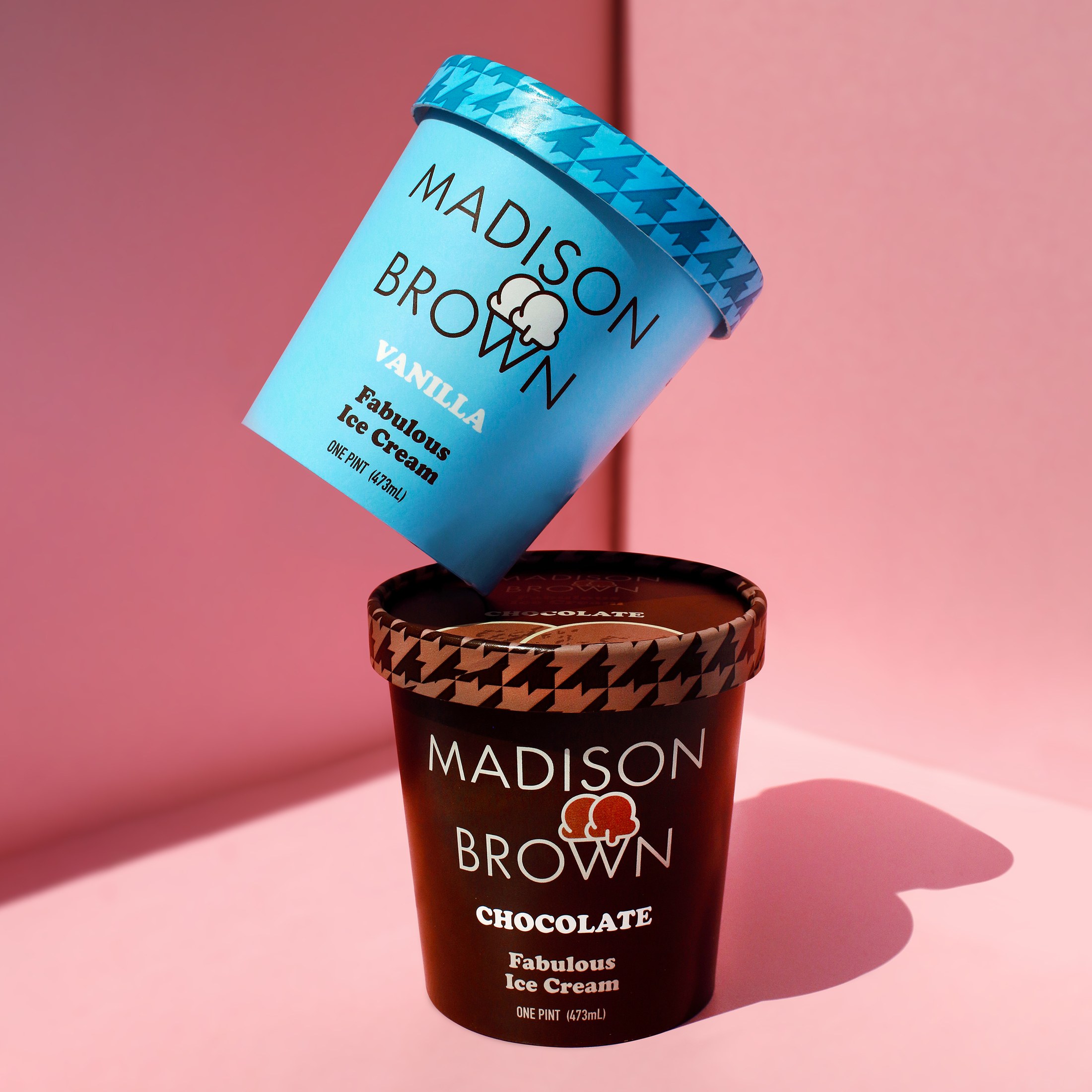 Madison Brown ice cream packaging