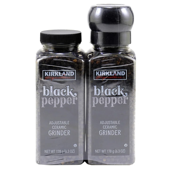 Kirkland Signature adjustable black pepper grinders product photography