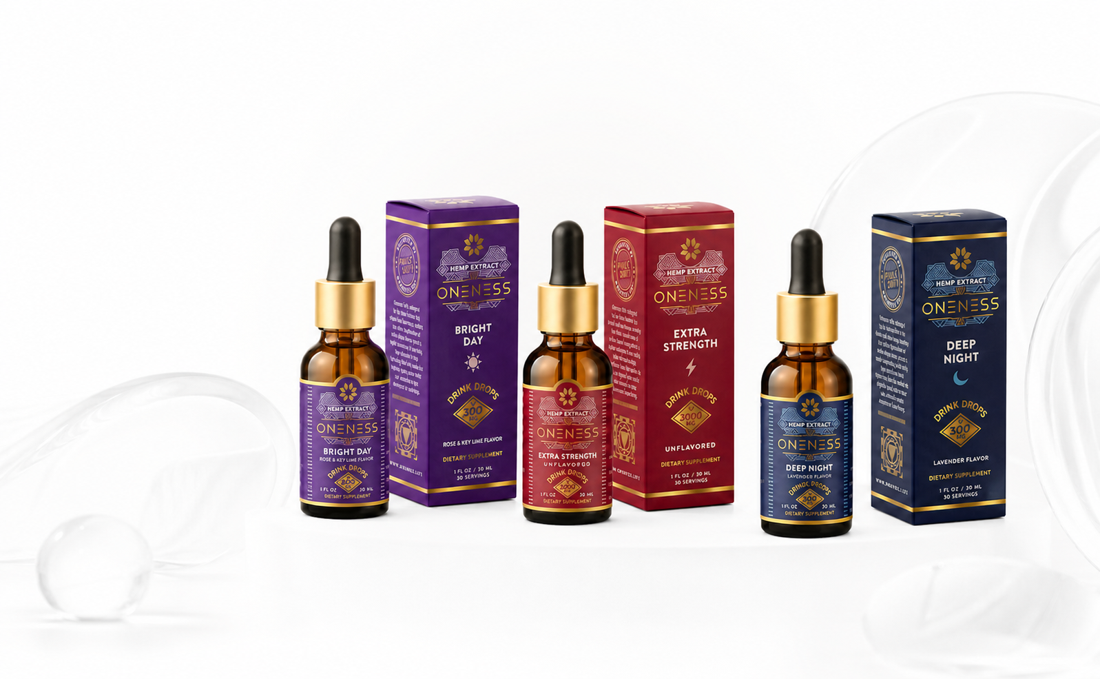 Oneness wellness packaging collection