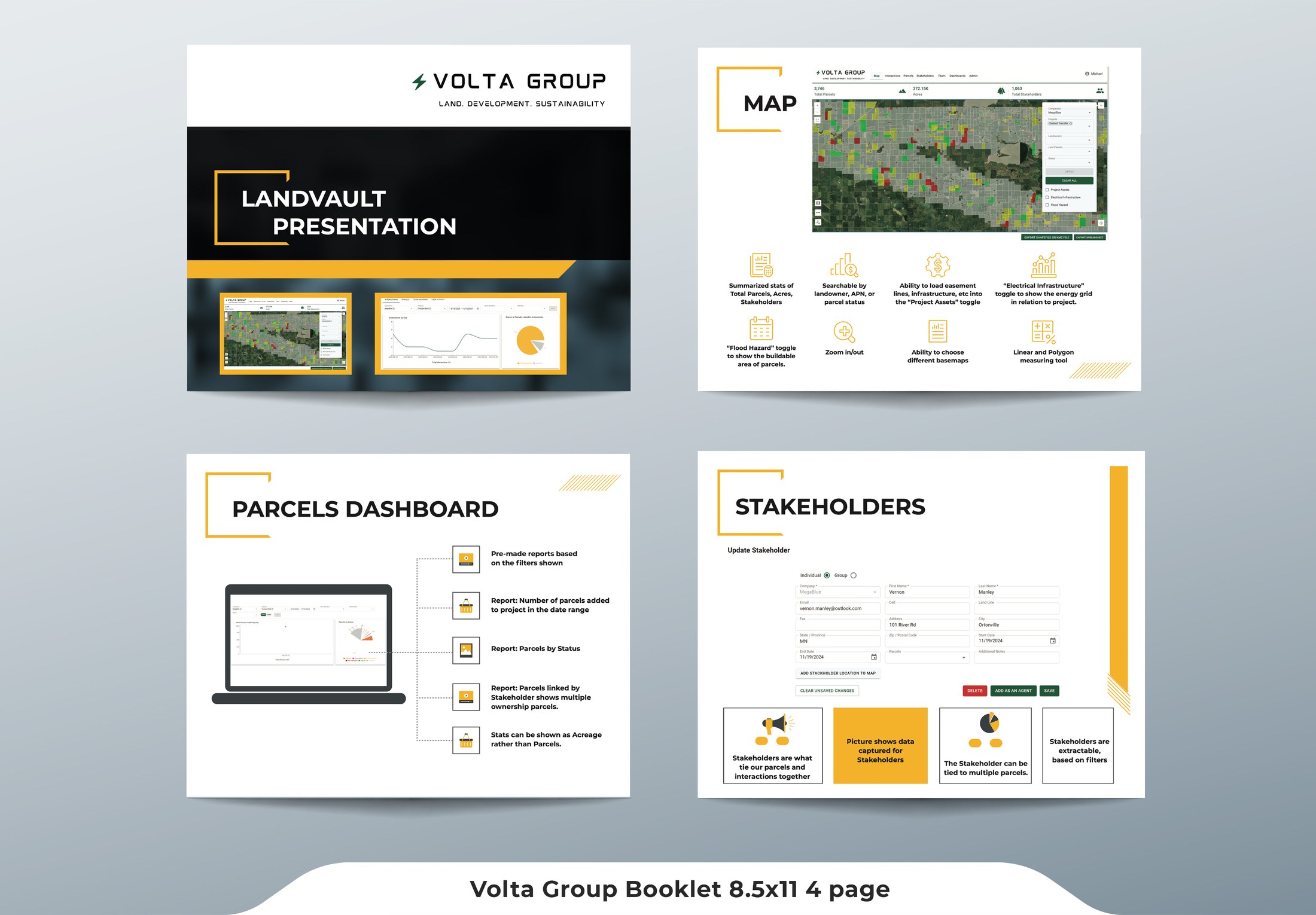 Volta Group booklet design system