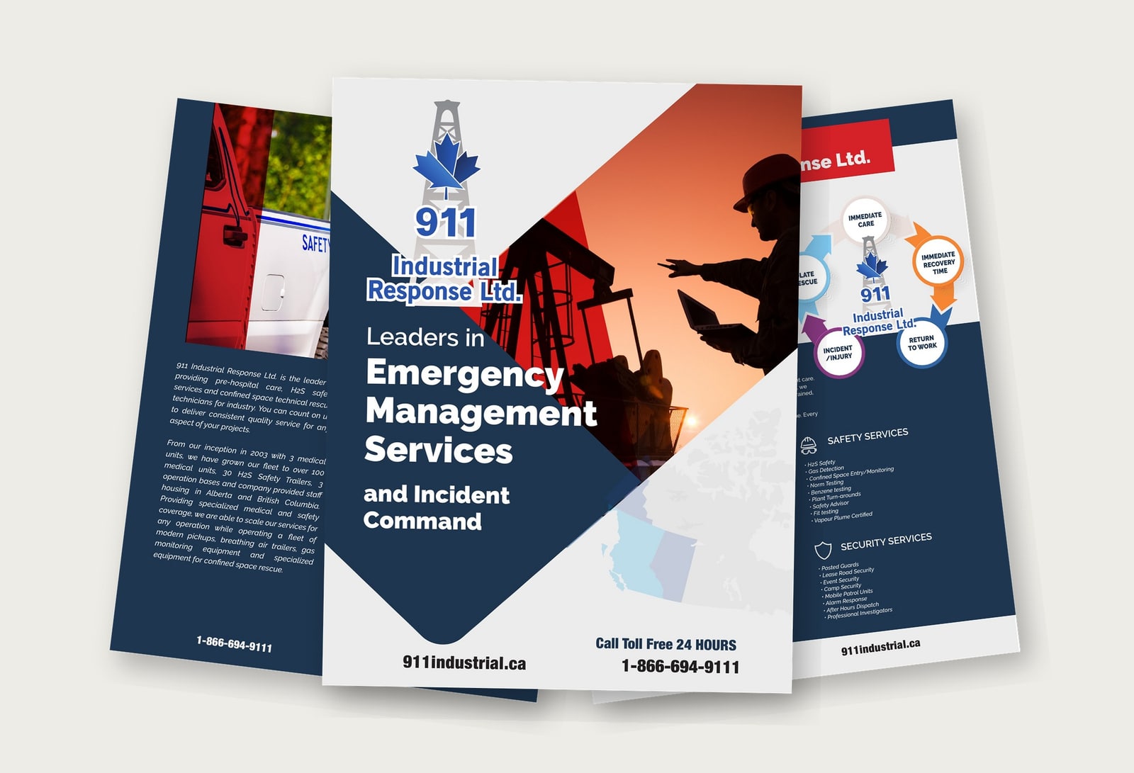 911 Industrial Response sales book presentation