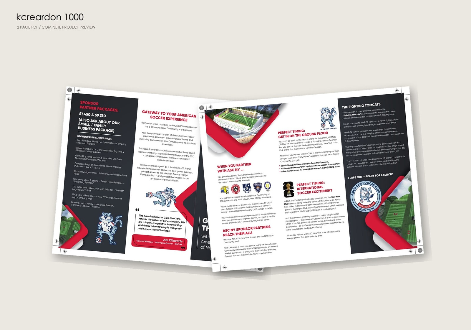 ASC New York athletics brochure presentation